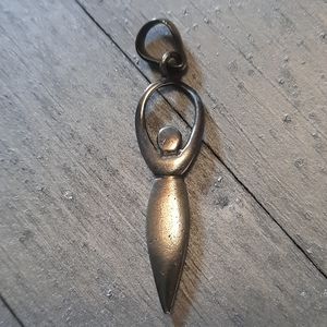 Solid Sterling Silver Goddess Pendant from Glasgow